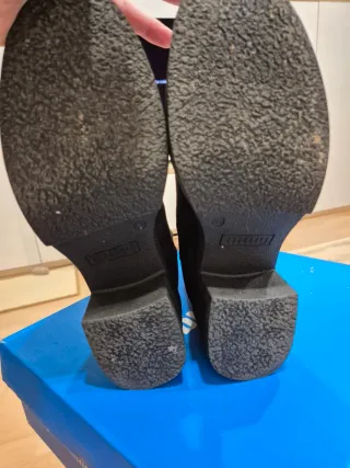 Botines Mustang imitación Ante Negro Talla 40