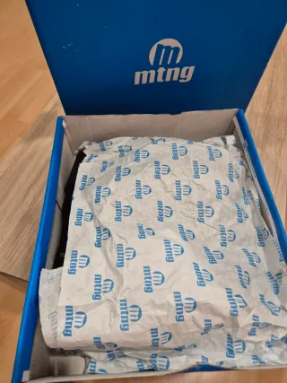 Botines Mustang imitación Ante Negro Talla 40