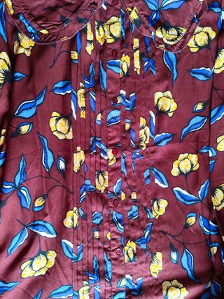 Blusa Talla Grande Estampada, a Estrenar.