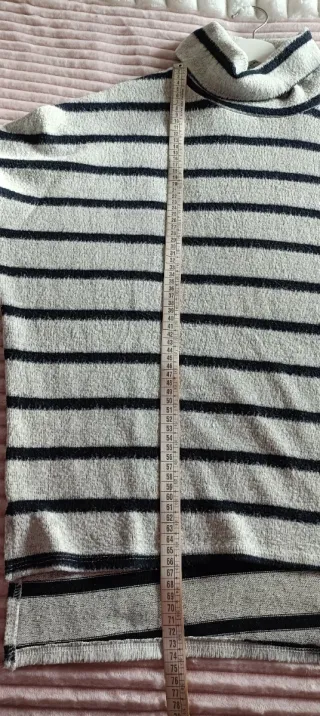 Jersey cuello alto rayas