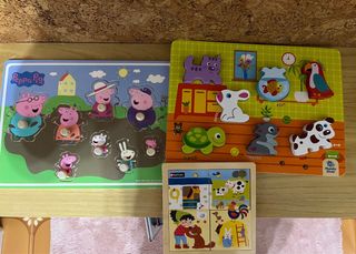 Puzzles de madera infantiles