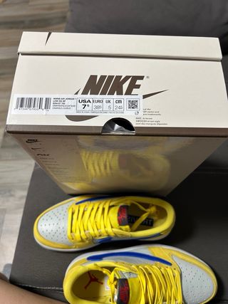 Jordan 1 Low Travis Scott Canary