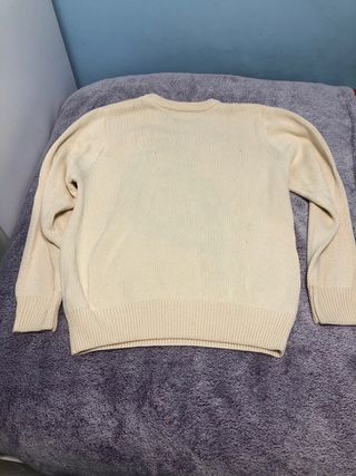 Jersey Stussy Chico Beige y Negro