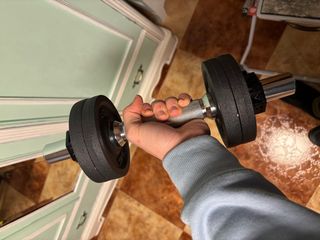 Mancuernas ajustables con discos