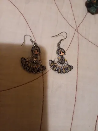 Pendientes Bailarina Acero
