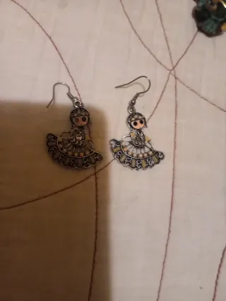 Pendientes Bailarina Acero