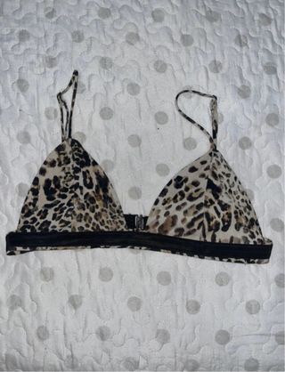 Top Zara Estampado Leopardo