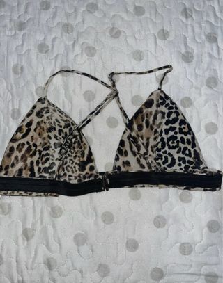 Top Zara Estampado Leopardo