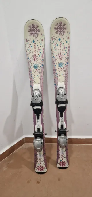 Esquís Carvin Elan Niña 100 cm en perfecto estado