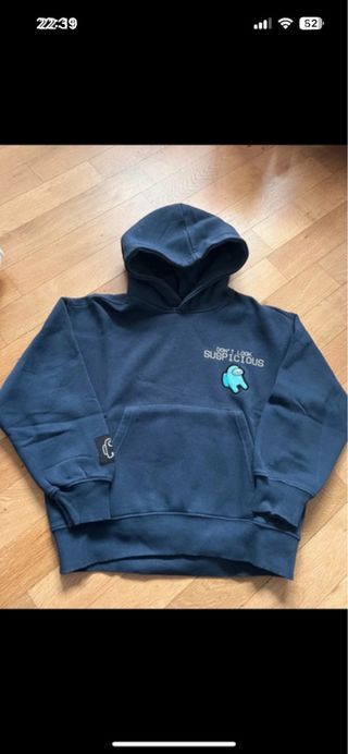 Felpa Zara con stampa Among Us 9 anni (134 cm)
