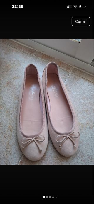 Bailarinas ante rosa