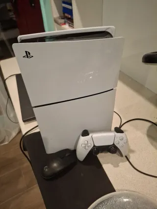 Playstation 5 Slim Blanca con lector de discos