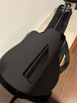 Guitarra electroacústica Memphis+funda+capostraste