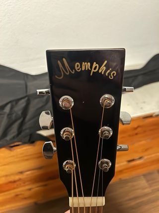 Guitarra electroacústica Memphis+funda+capostraste