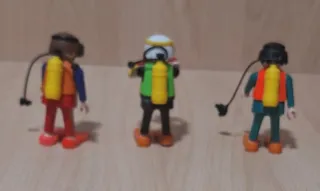 Playmobil 3 figuras buzos