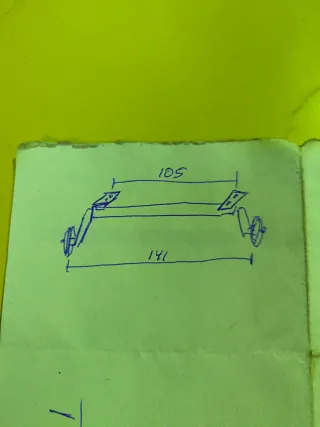 Eje para remolque con ruedas