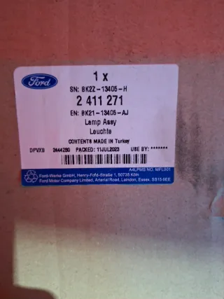 Piloto Trasero Izquierdo Ford Transit Custom