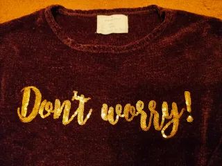 Jersey para niña de franela.