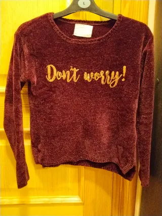 Jersey para niña de franela.