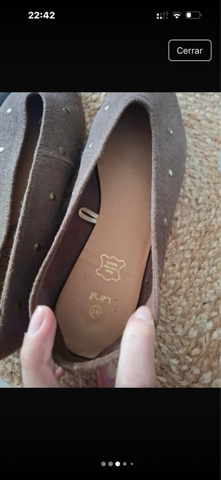 Manoletinas ante tachuelas