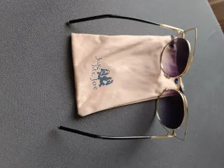 Gafas de sol Jo & Mr. Joe doradas y moradas