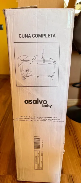 Cuna de viaje Asalvo plegable