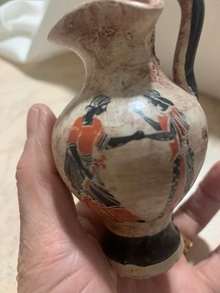 Piccolo vaso decorativo in stile greco antico