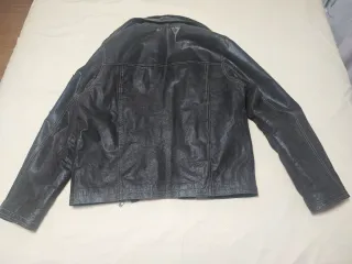 Cazadora RIMO & PELLE Negra Cuero