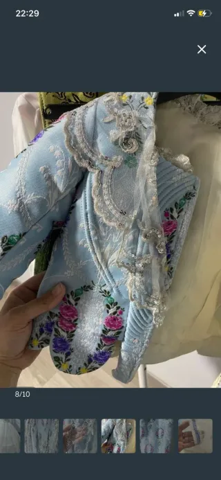 Traje fallera niña de 5 a 9 años