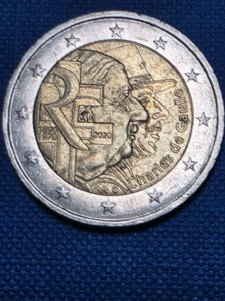 Moneda 2€ Charles de Gaulle 1890-1970 Francia 2020