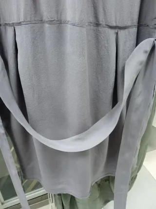 Vestido seda Bimba y Lola gris