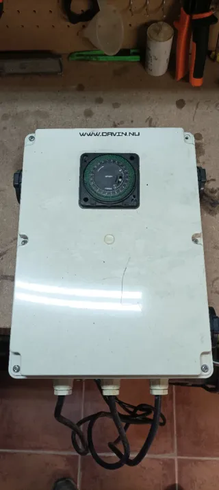 Caja temporizador 3 enchufes