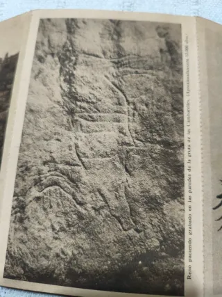 Publicidad muy antigua con  10 postales incorporad