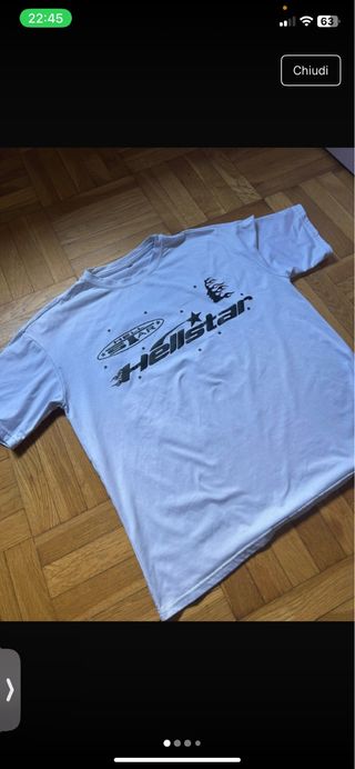 Maglietta Hellstar bianca