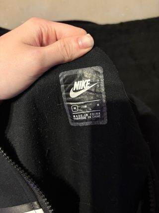 Sudadera Nike Tech Gris y Negra Talla M