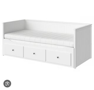 Diván Hemnes Ikea Blanco con 2 colchones