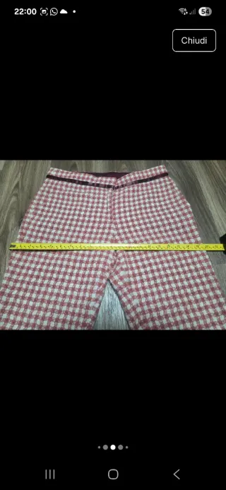 Pantaloni donna Paul & Shark pied-de-poule,M