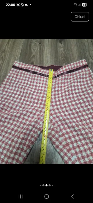 Pantaloni donna Paul & Shark pied-de-poule,M