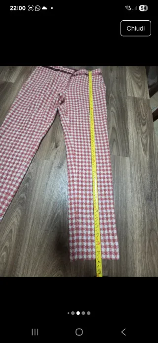 Pantaloni donna Paul & Shark pied-de-poule,M