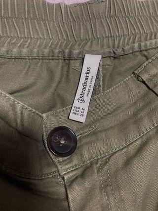 Pantalones cargo verde