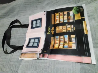 Bolso Tote de Lona estilo Books