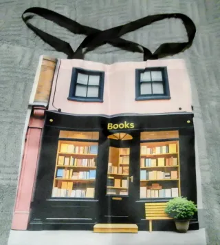 Bolso Tote de Lona estilo Books