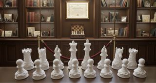 Jogo de Xadrez Completo 32 Peças e Tabuleiro