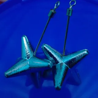 Lote 8 plomos estrella 145gr