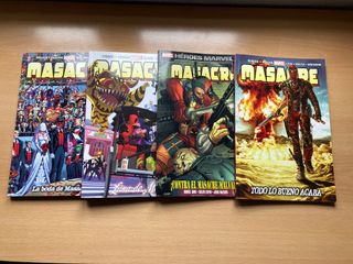 Lote 4 tomos Masacre Daniel Way & Gerry Duggan