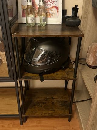 Estantería madera y hierro