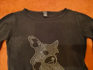 Jersey niña con pedrería