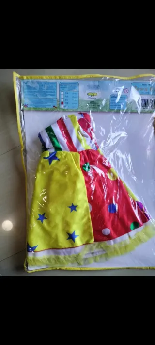 Disfraz Payasa Carnaval Talla 7-9 años