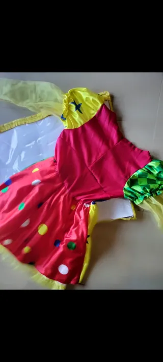 Disfraz Payasa Carnaval Talla 7-9 años