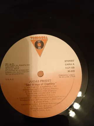 Judas Priest Sad Wings of Destiny Vinilo